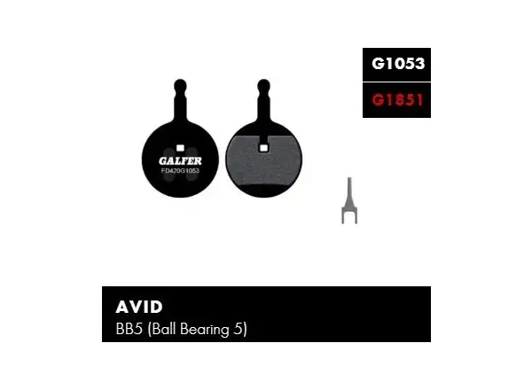 Galfer FD420 Standard G1053 brzdové destičky pro Avid BB5