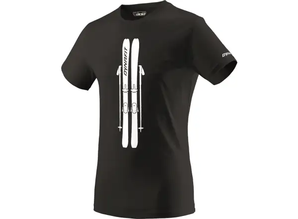 Dynafit Graphic Cotton pánské tričko krátký rukáv black out/skis