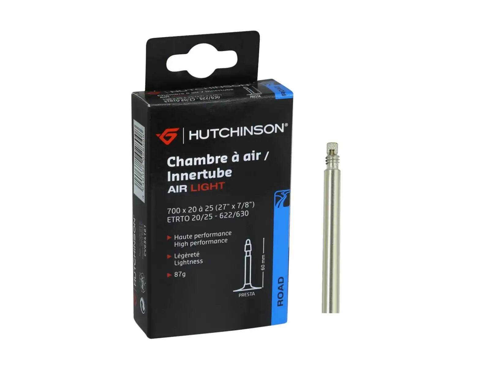 Hutchinson Air Light 20/25-622 silniční duše galuskový ventil 60 mm