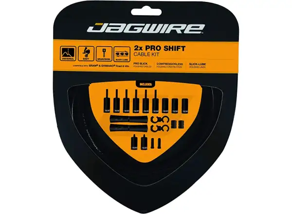 Jagwire PCK500 2x Pro Shift Kit, černá