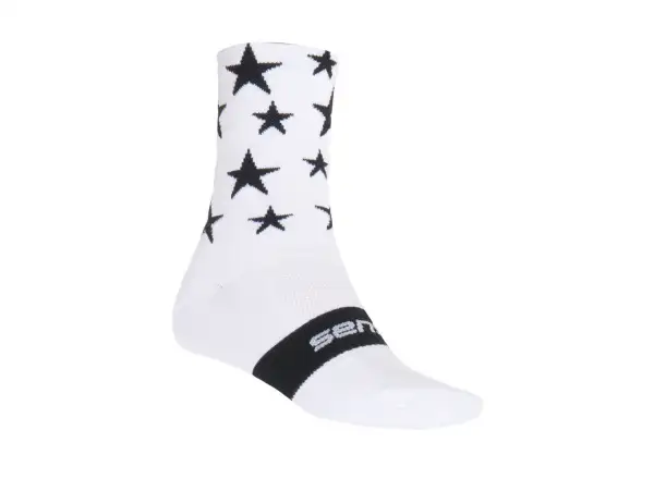 Sensor Stars ponožky bílá/černá