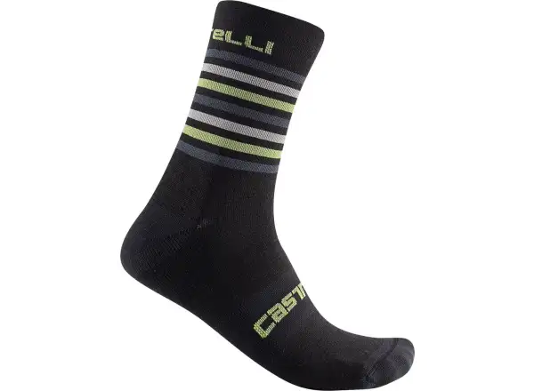 Castelli Gregge 15 pánské ponožky black/dark gray