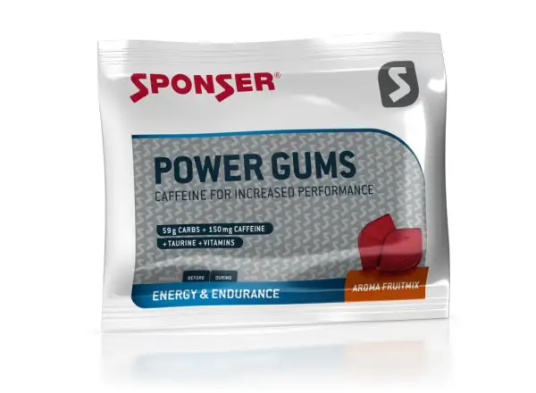 Sponser Power Gums energy gumídci fruit mix 10 ks 75 g