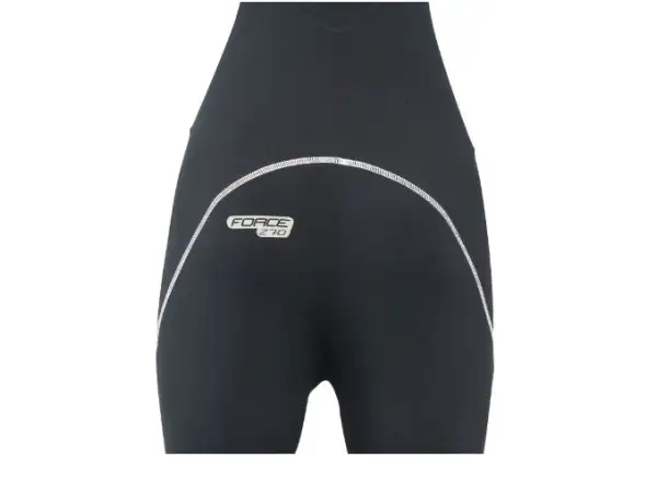 Force Z70 softshell kalhoty s laclemi bez vložky černé