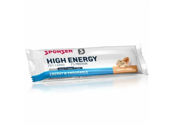 Sponser High Energy tyčinka salty/nuts 45 g