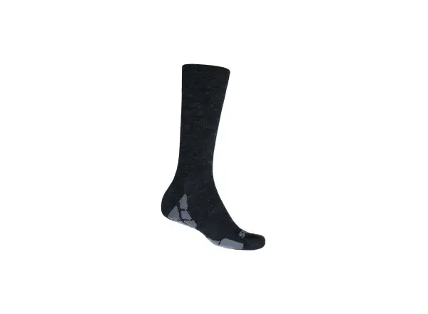 Sensor Hiking Merino ponožky černá/šedá