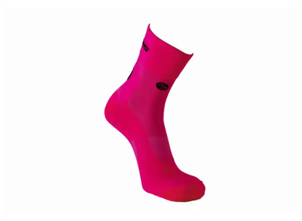 Crussis ponožky růžová neon vel. 35-37
