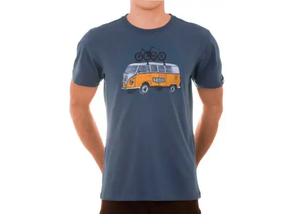 Cycology Road Trip MTB pánské tričko krátký rukáv modrá vel. M