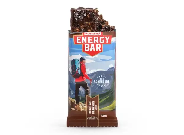 Nutrend ENERGY BAR tyčinka 60 g čokoládové brownies