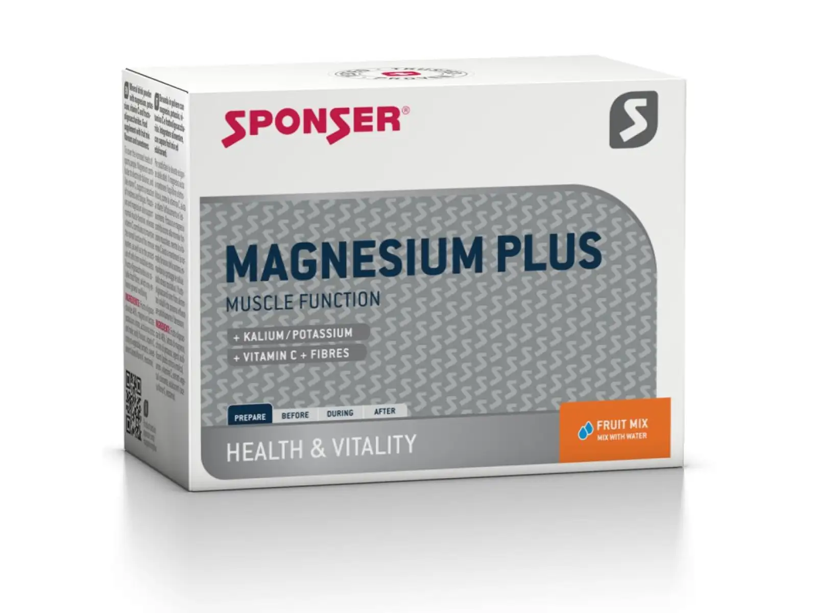 Sponser Magnesium Plus Fruitmix hořčík v prášku 20 x 6,5 g
