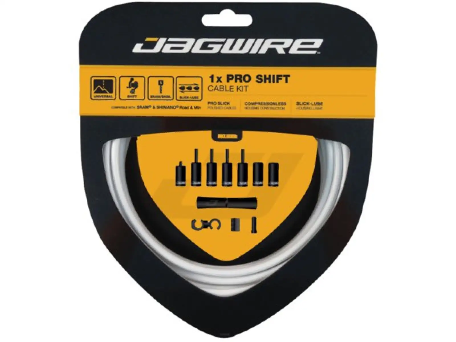 Jagwire PCK553 1x Pro Shift Kit, bílá