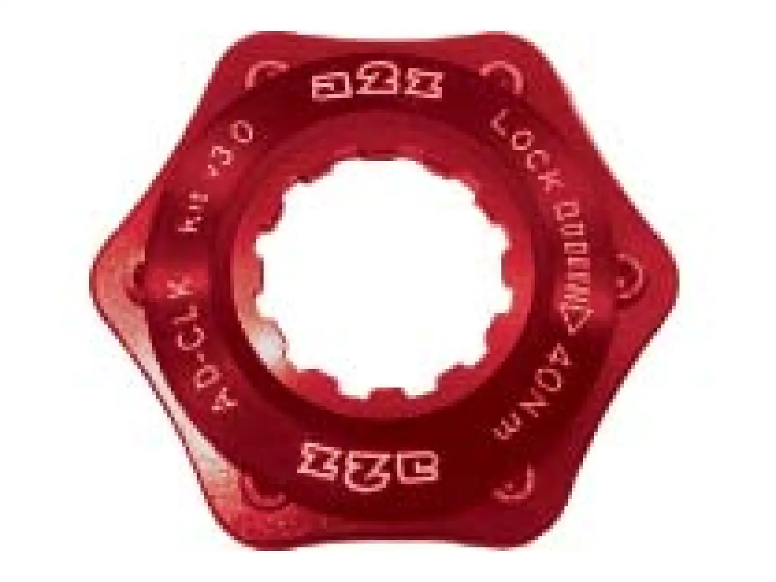 A2Z CLK Centerlock-6děr adaptér červený