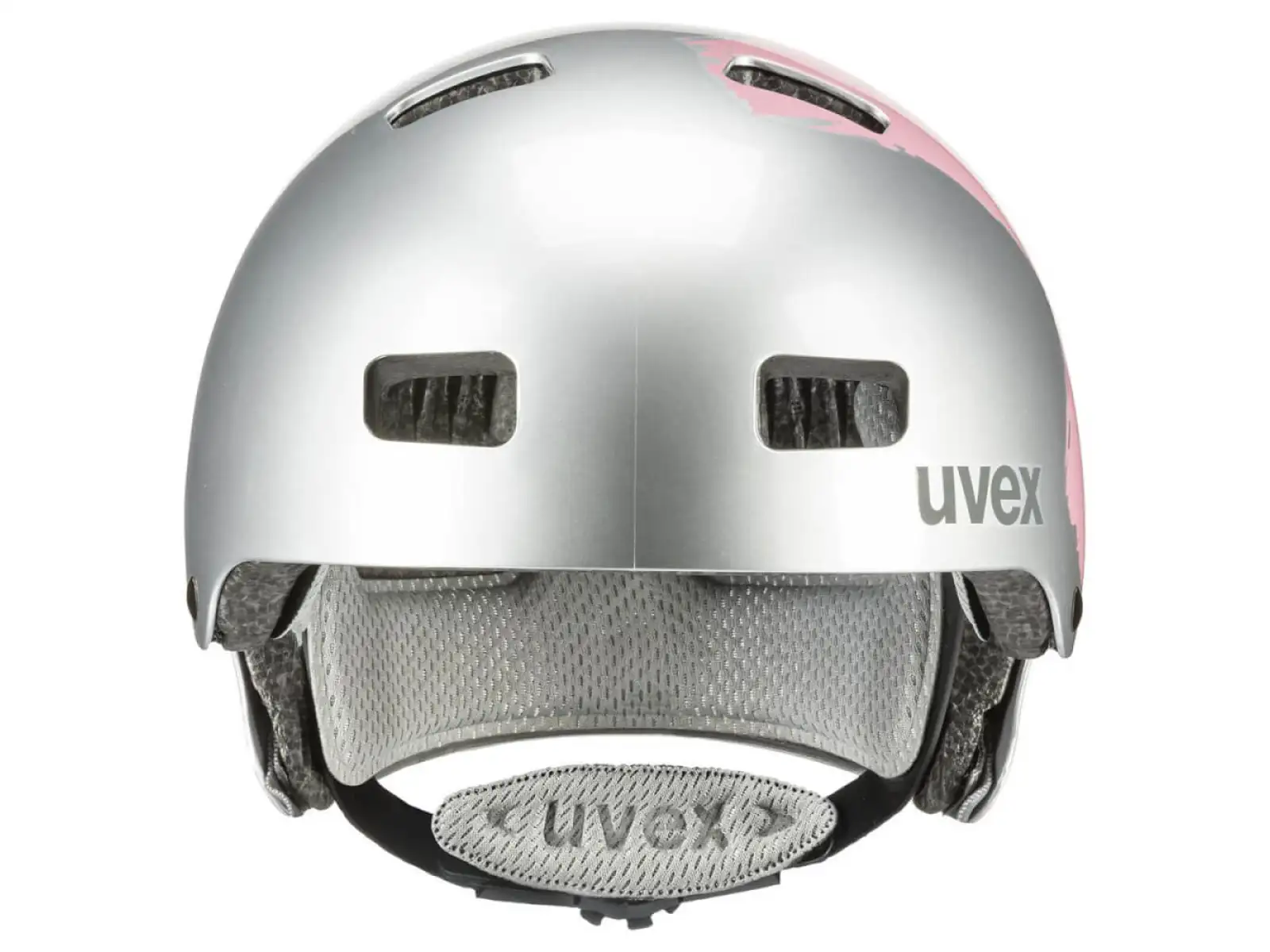 Uvex Kid 3 přilba Silver/Rosé