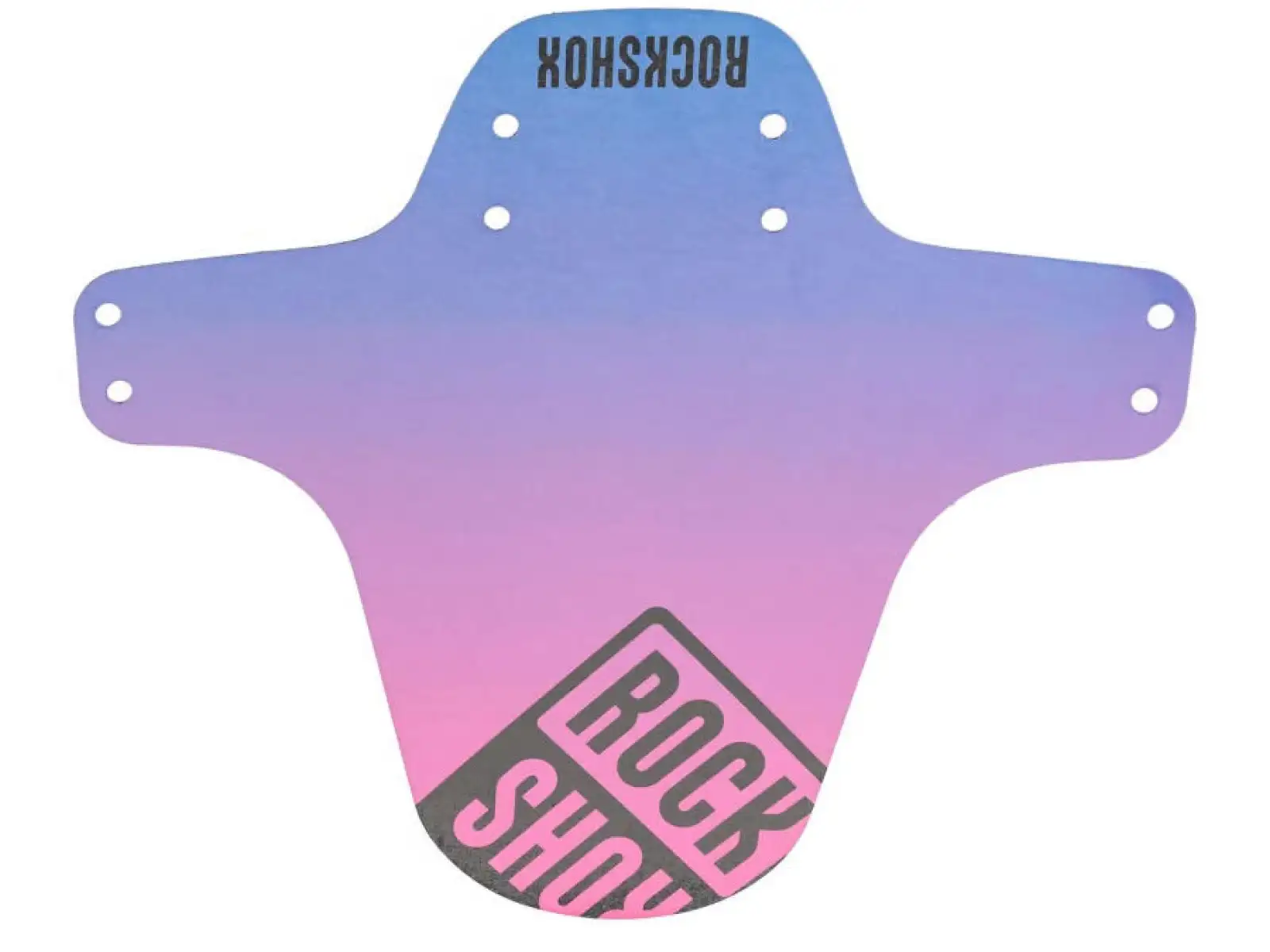 Rock Shox AM Fender přední blatník Blue Pink Fade / Black Logo