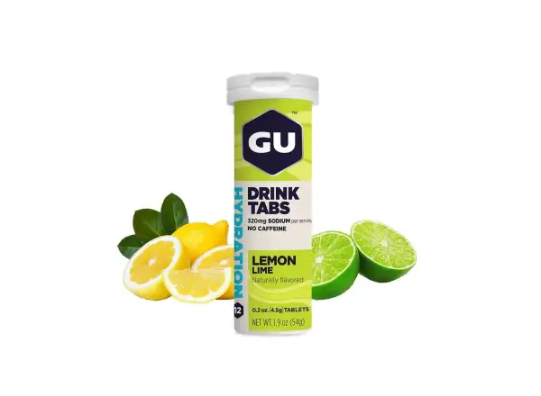 GU Hydration Drink Tabs rozpustné tablety Lemon/Lime 54 g