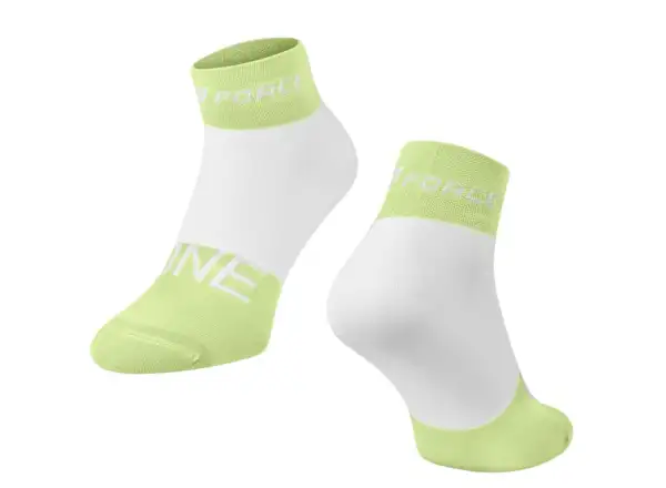 Force One ponožky zelená/bílá