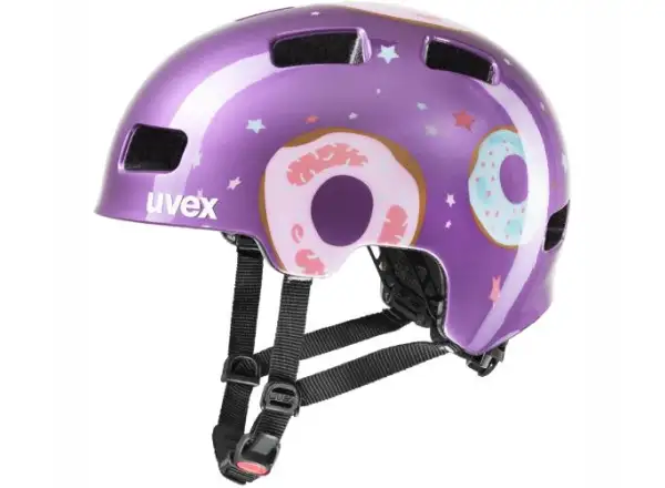 Uvex HLMT 4 dětská přilba purple donut 2020