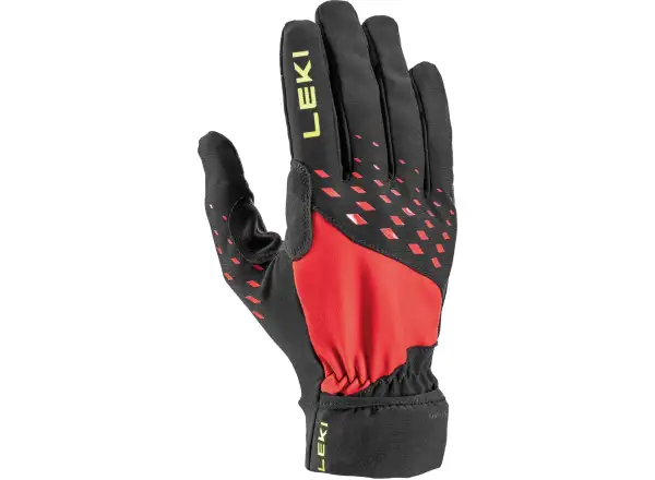 Leki Ultra Trail Storm rukavice Black/Red/Neon Yellow
