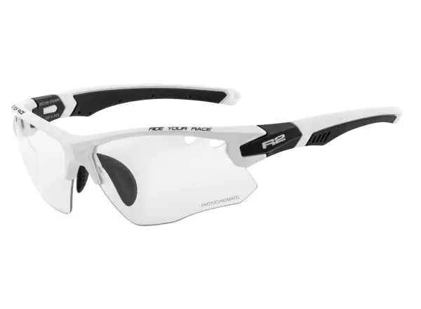 R2 Crown brýle bílá/černá lesklá/fotochromatická skla