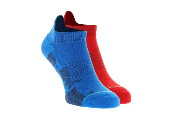 Inov-8 Trailfly ponožky nízké červená/modrá