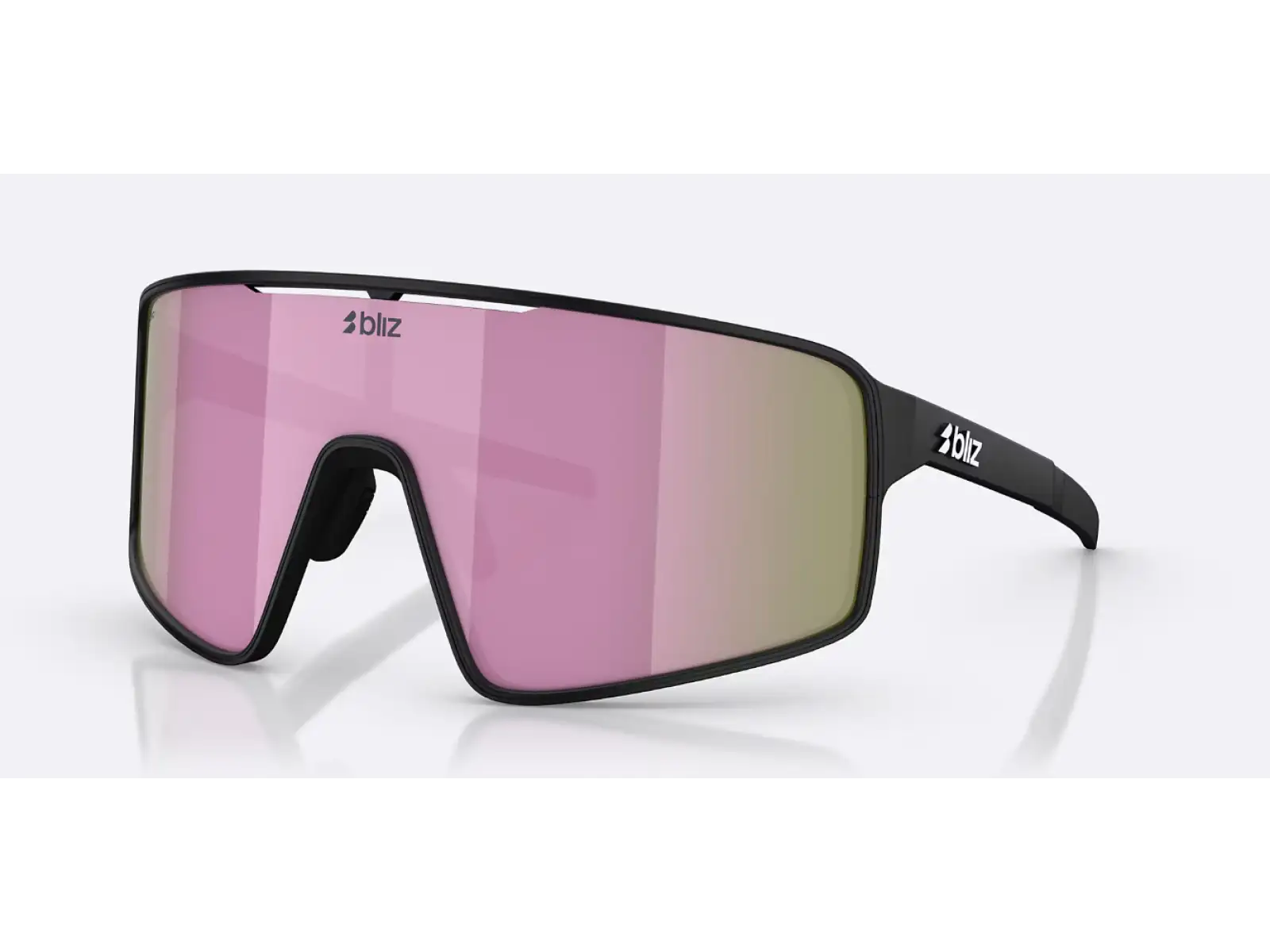 Bliz P001 sluneční brýle Matte Black/Brown Pink Multi