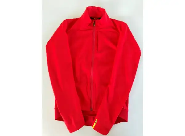 Mavic Essential pánská softshellová bunda haute red 2019