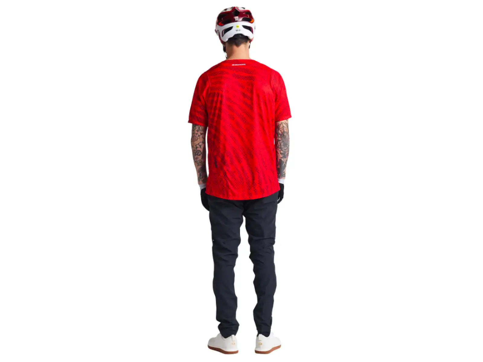 Troy Lee Designs Skyline Air SRAM pánský dres krátký rukáv Fiery Red
