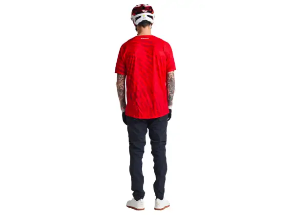 Troy Lee Designs Skyline Air SRAM pánský dres krátký rukáv Fiery Red