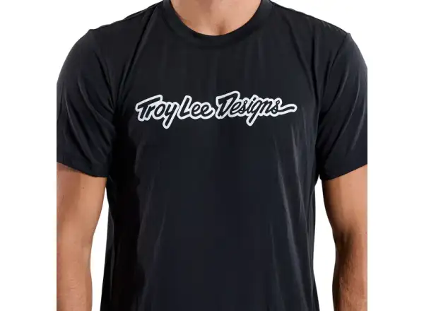 Troy Lee Designs Skyline Ride Tee pánský dres krátký rukáv Signature Black