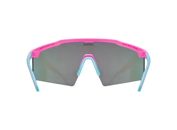 Uvex Flowline sluneční brýle Pink Matt/Mirror Blue