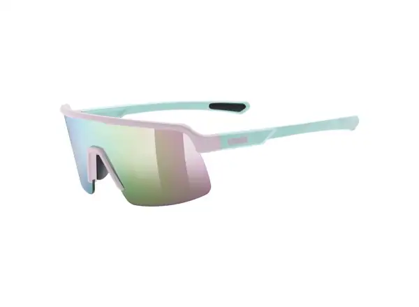 Uvex Dyrt JR. dětské brýle Pink/Green Matt/Mirror Pink