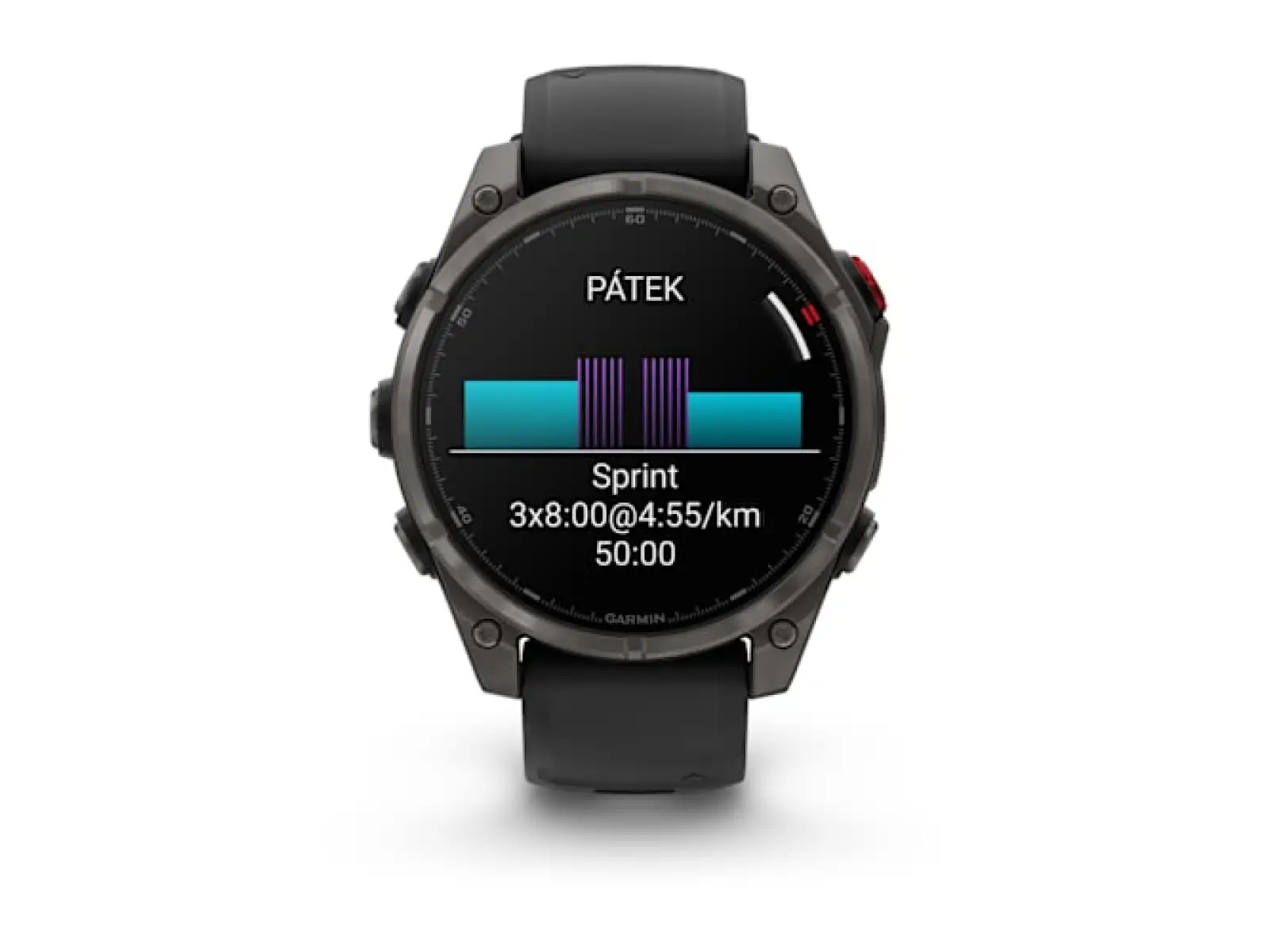 Garmin fenix 8 Pro 47 mm AMOLED Sapphire chytré hodinky Titanium Graphite/Black