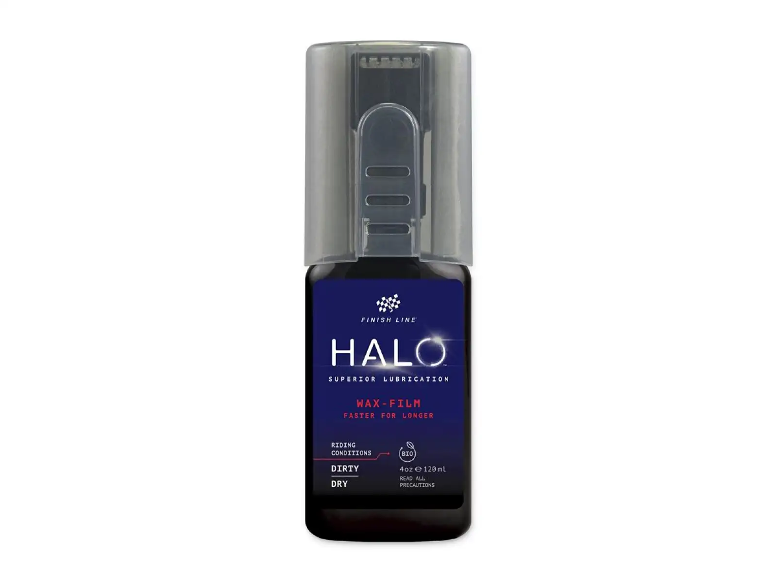 FINISH LINE HALO Wax + SMART Luber 4oz/120ml-kapátko