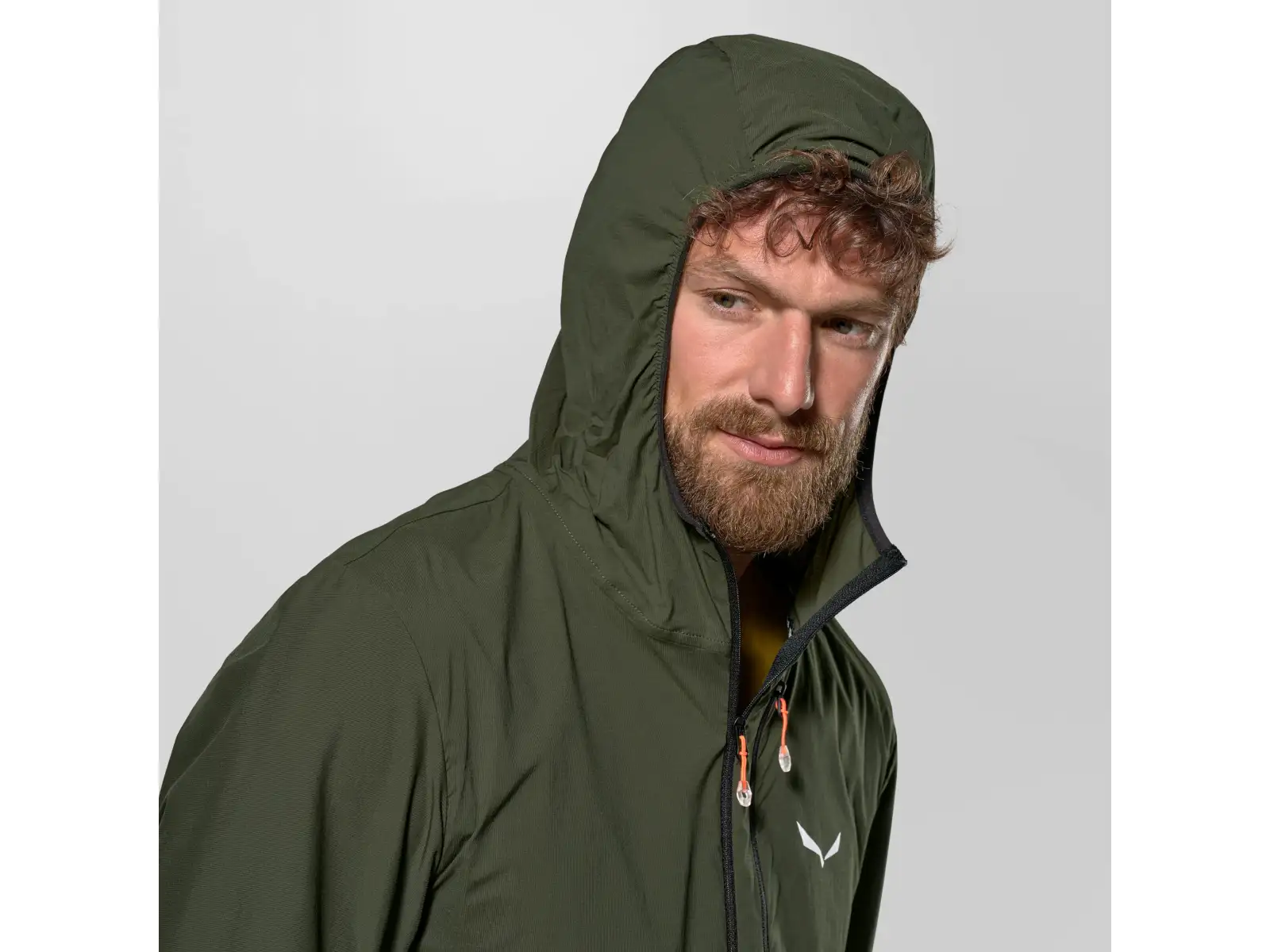 Salewa Pedroc Wind Light pánská mikina Dark Olive