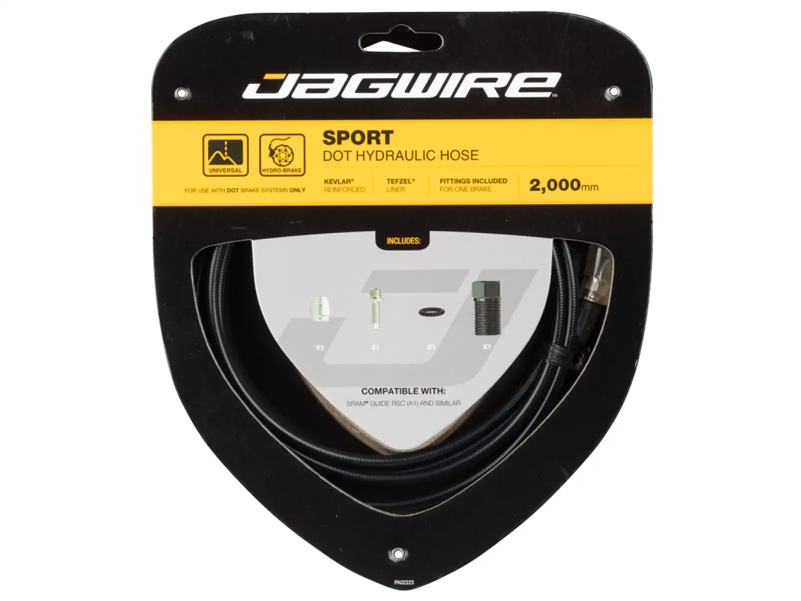 Jagwire Sport DOT Sram G2 set hadice a koncovek