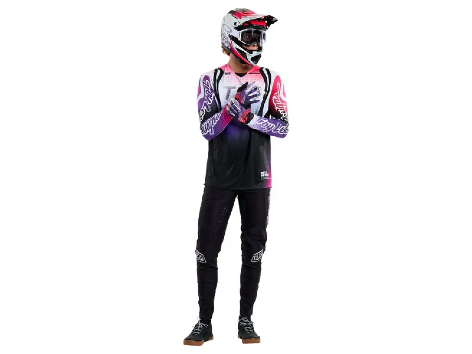 Troy Lee Designs Sprint Ultra Drip pánský dres dlouhý rukáv Purple
