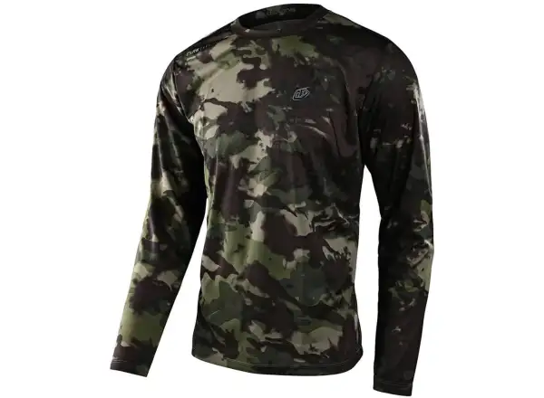 Troy Lee Designs Flowline pánský dres dlouhý rukáv Covert army green