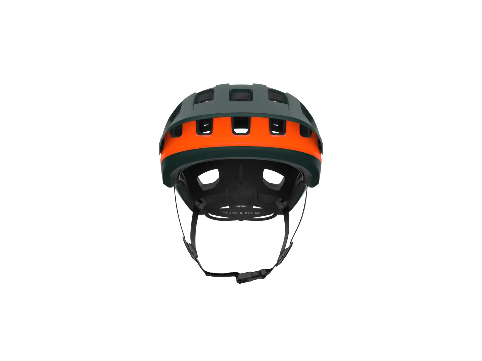 POC Cularis Pure MTB přilba Pargasite Green Matt/Fluorescent Orange Matt