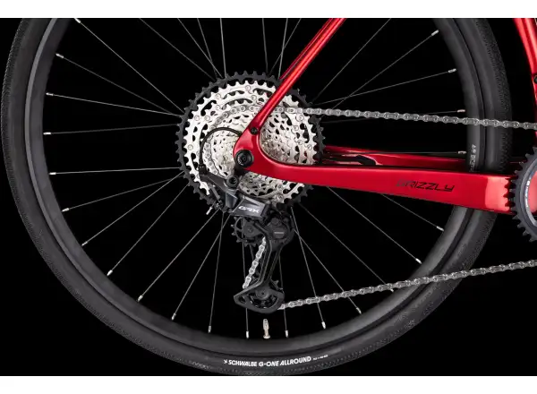 4Ever Grizzly Elite gravel kolo Flame red
