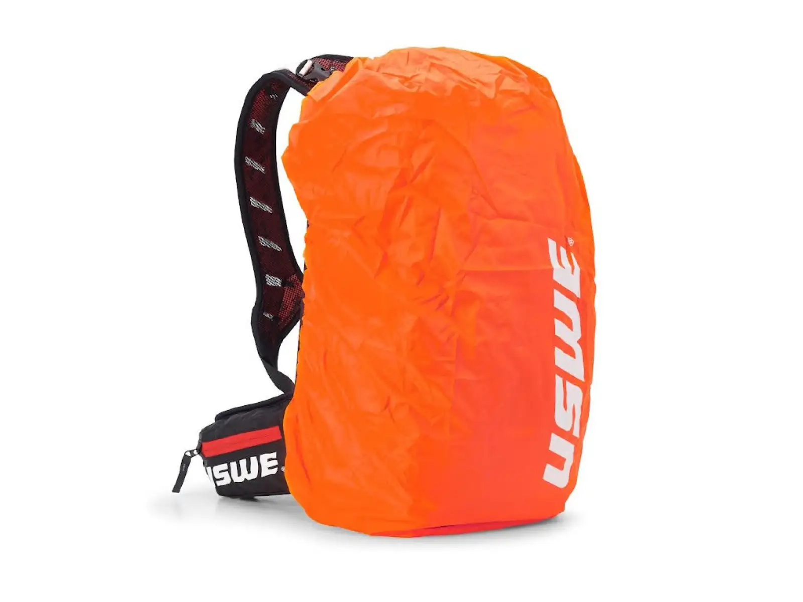 USWE Flow 16 batoh s chráničem páteře Black/Red 16 l
