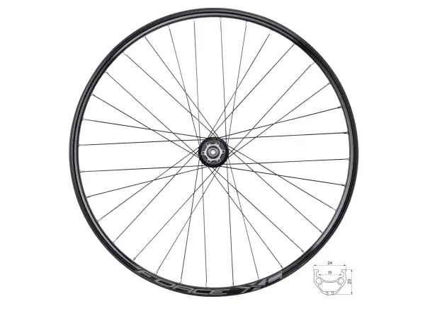 Force XC Disc 29" přední vypletené kolo náboj Force F80450