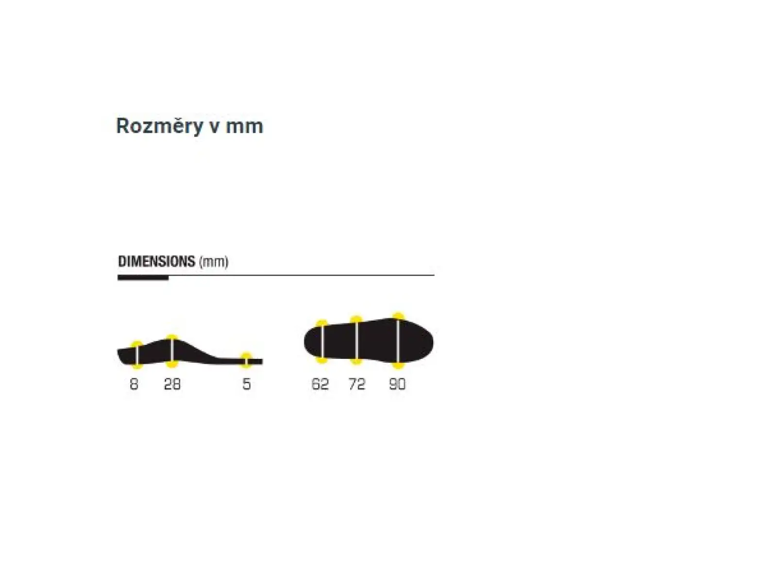 Sidas 3Feet Outdoor Low vložky do bot nízká klenba 1 pár