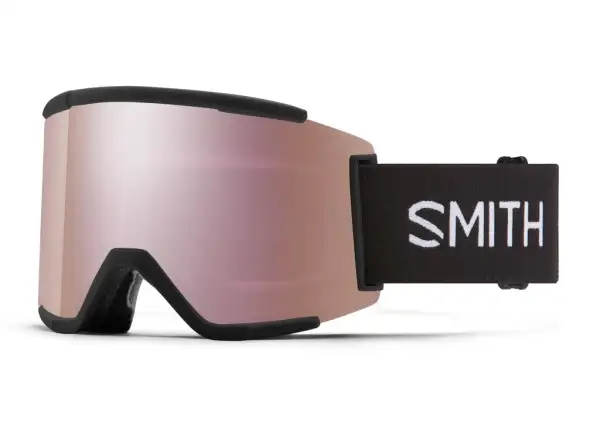 Smith Squad XL lyžařské brýle Black / ChromaPop Sun Black Gold Mirror + ChromaPop Storm Rose Flash