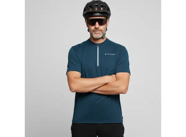 Silvini Naturno pánský dres krátký rukáv Navy/Black