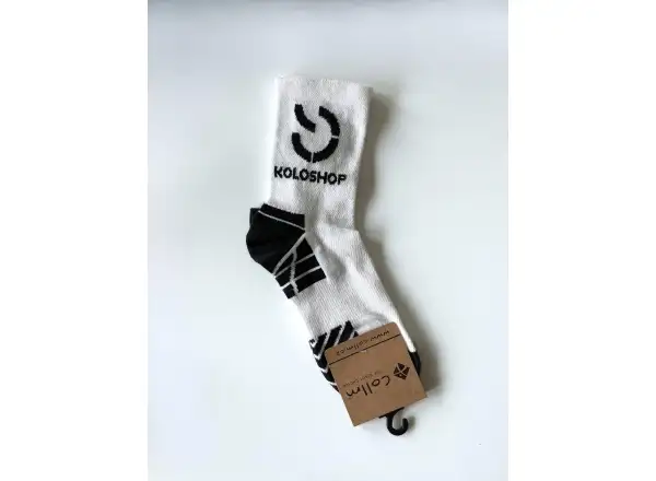 Koloshop teamové ponožky 2024 bílá/černá