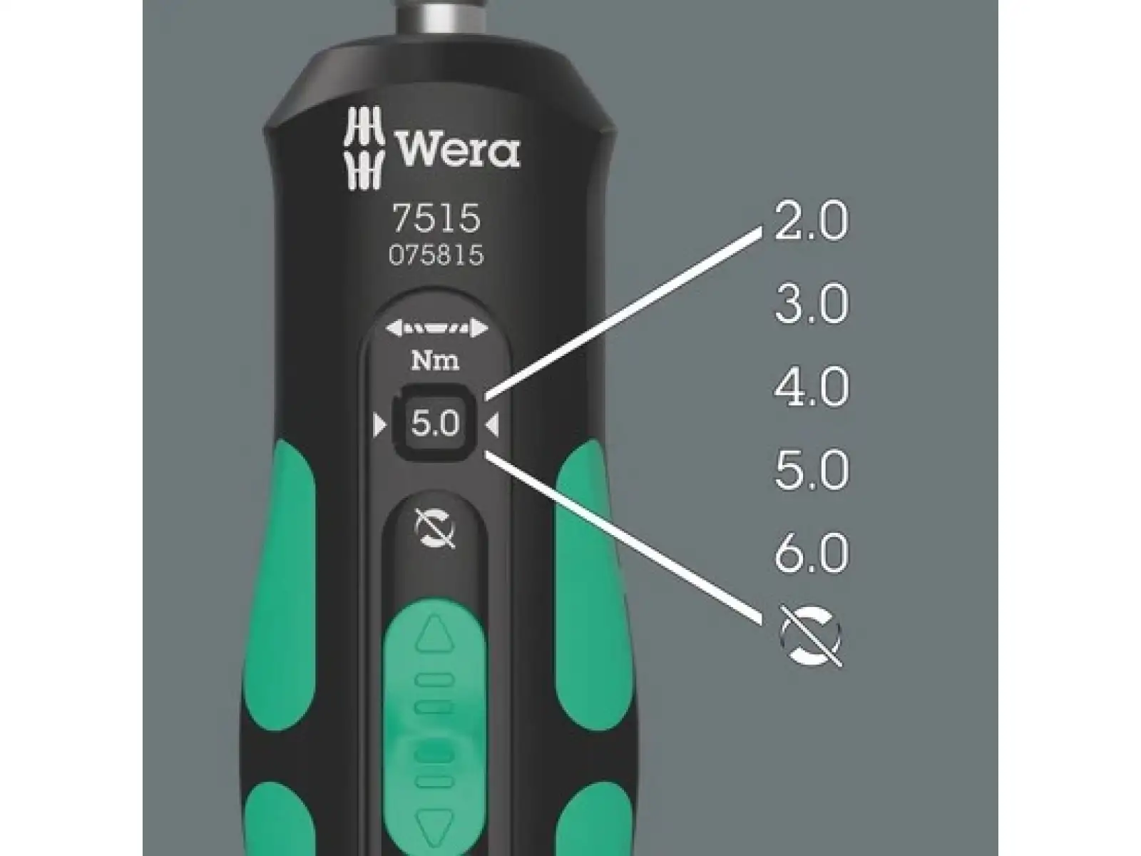 Wera 7515/7 Kraftform Safe-Torque Speed Bicycle 1 2-6 Nm momentový šroubovák 7 dílů