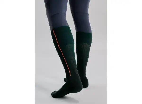 POC Race Sock Lite lyžařské ponožky Pargasite Green