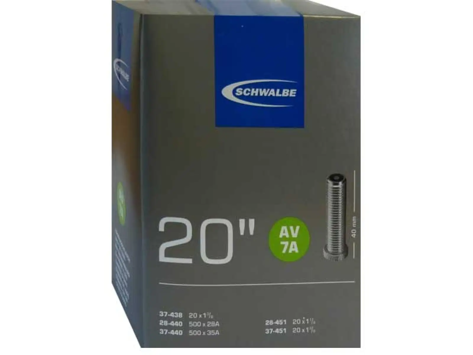 Schwalbe duše MTB 20x1 1/8 - 1 3/8" (Nr.7)
