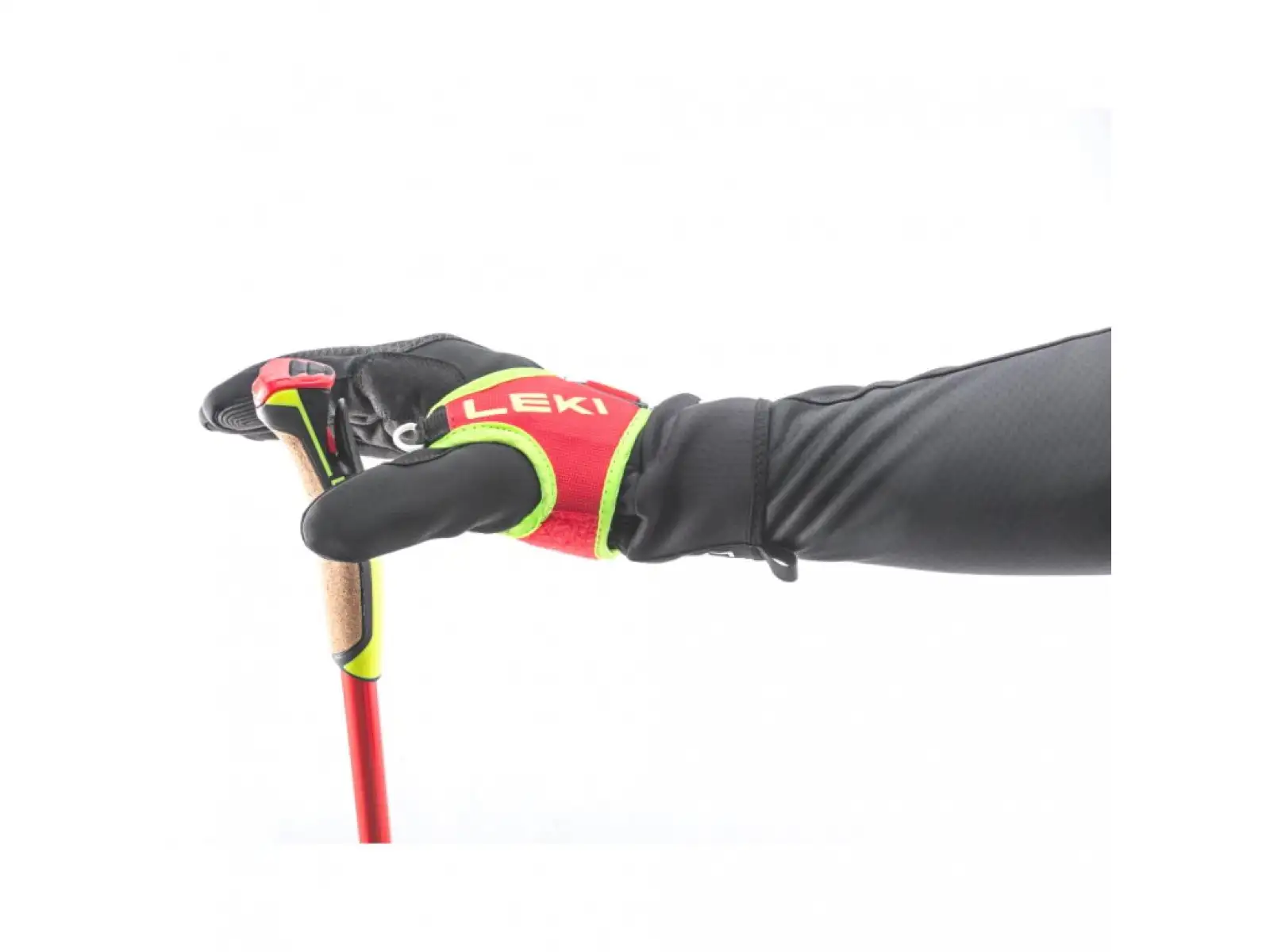 Leki PRC 750 Freesize běžecké hole bright red/neon yellow/black