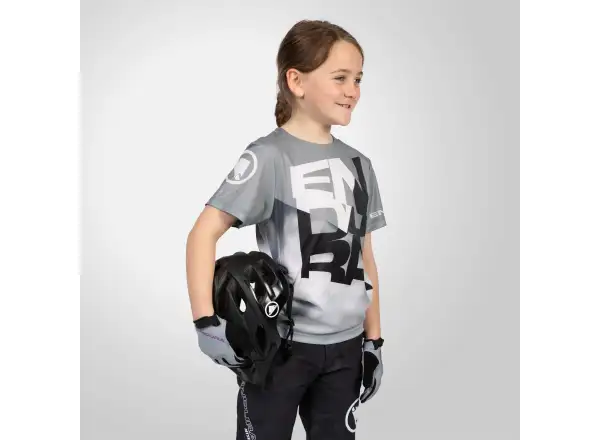 Endura SingleTrack Core dětský dres krátký rukáv Grey